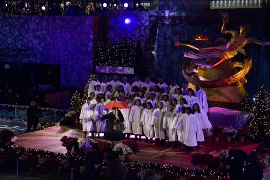 Photo Coverage: 2009 Rockefeller Christmas Tree Lighting! Image