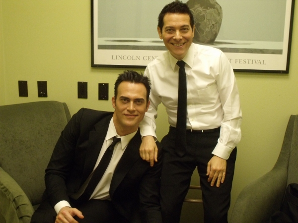 Cheyenne Jackson and Michael Feinstein 1327 Photo