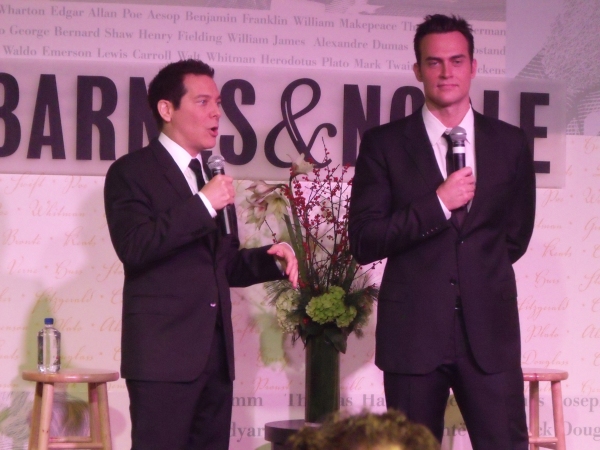 Photo Coverage: Michael Feinstein and Cheyenne Jackson Sign and Sing at Barnes & Noble Image