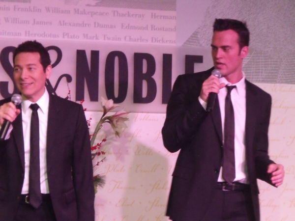 Photo Coverage: Michael Feinstein and Cheyenne Jackson Sign and Sing at Barnes & Noble Image