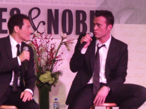 Photo Coverage: Michael Feinstein and Cheyenne Jackson Sign and Sing at Barnes & Noble Image