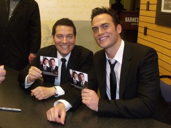 Photo Coverage: Michael Feinstein and Cheyenne Jackson Sign and Sing at Barnes & Noble Image