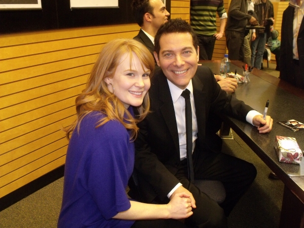 Photo Coverage: Michael Feinstein and Cheyenne Jackson Sign and Sing at Barnes & Noble Image