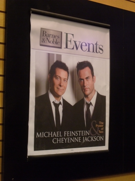 Photo Coverage: Michael Feinstein and Cheyenne Jackson Sign and Sing at Barnes & Noble Image