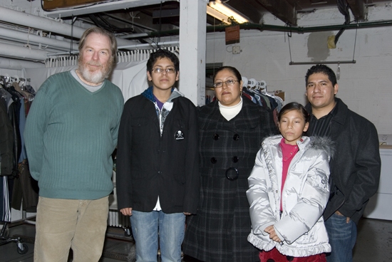 The Hernandez family and Michael Mckean Photo