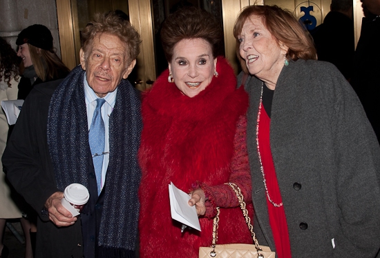 Jerry Stiller, Cindy Adams, and Anne Meara Photo