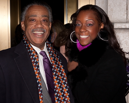 Al Sharpton and Dominique Sharpton Photo