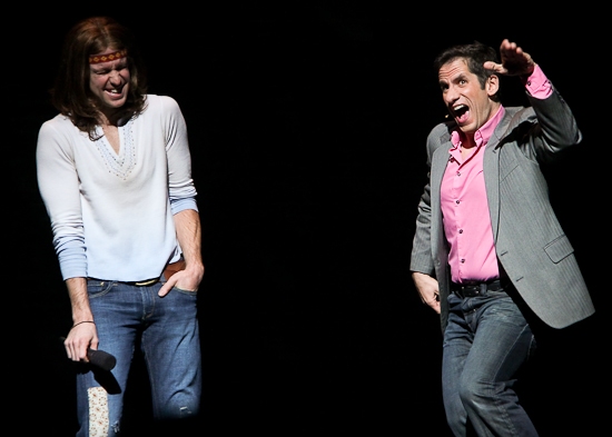 Gavin Creel and Julie White and Seth Rudetsky Photo