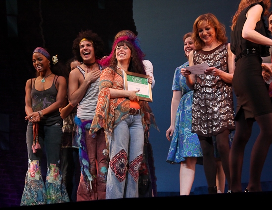 Julie White and the cast of HAIR Photo