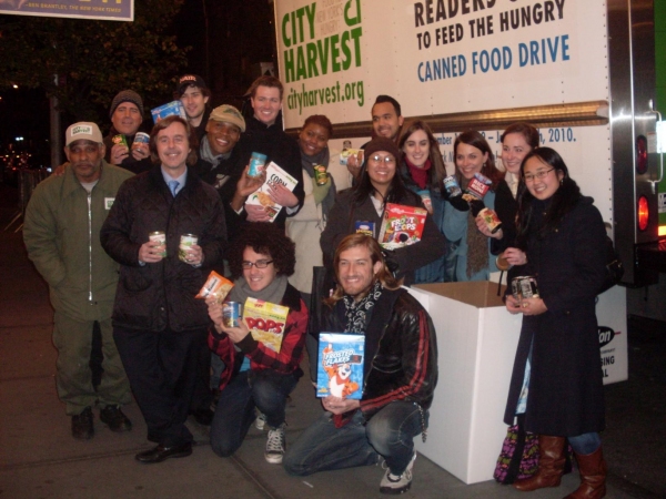Photo Flash: HAIR Cast Participates in City Harvest Food Drive Image