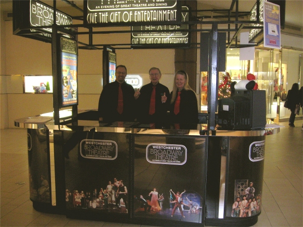 Photo Flash: Westchester Broadway Theatre Mans Kiosks In Local Malls  Image