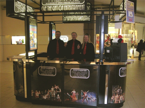 Photo Flash: Westchester Broadway Theatre Mans Kiosks In Local Malls Image