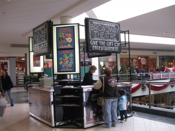 Photo Flash: Westchester Broadway Theatre Mans Kiosks In Local Malls Image