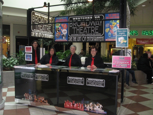 Photo Flash: Westchester Broadway Theatre Mans Kiosks In Local Malls  Image