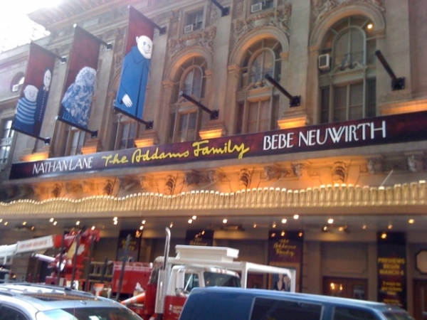 Photo Flash: THE ADDAMS FAMILY Marquee Revealed! Tickets on Sale 12/14 Image