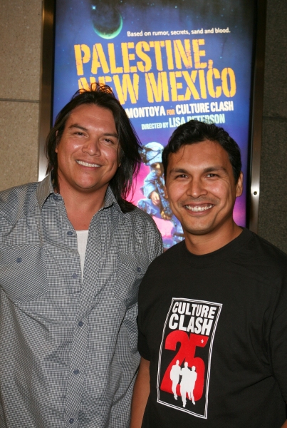 Brandon Oakes and Adam Beach Photo