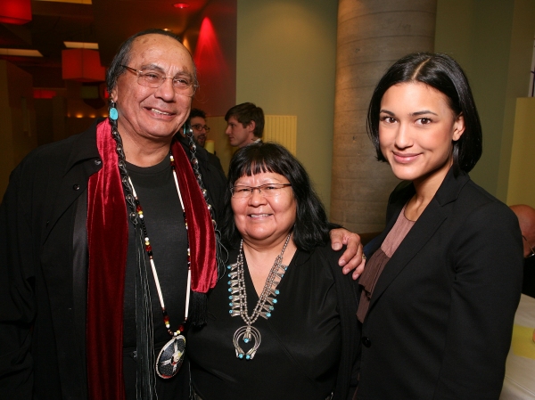 Russell Means, Geraldine Keams and Julia Jones Photo