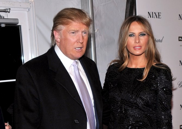 Donald Trump and  Melania Trump  Photo