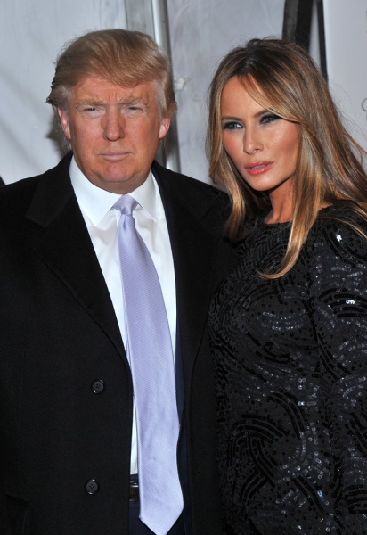 Donald Trump and  Melania Trump  Photo