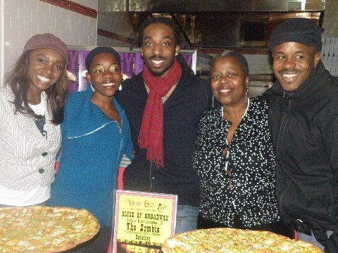 Photo Flash: FELA! celebrates 'The Zombie' Pizza at A SLICE OF BROADWAY Image