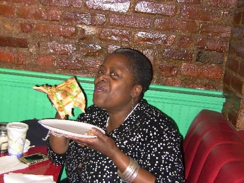 Photo Flash: FELA! celebrates 'The Zombie' Pizza at A SLICE OF BROADWAY Image