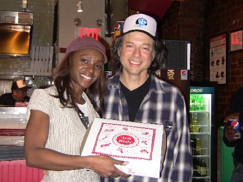 Photo Flash: FELA! celebrates 'The Zombie' Pizza at A SLICE OF BROADWAY Image