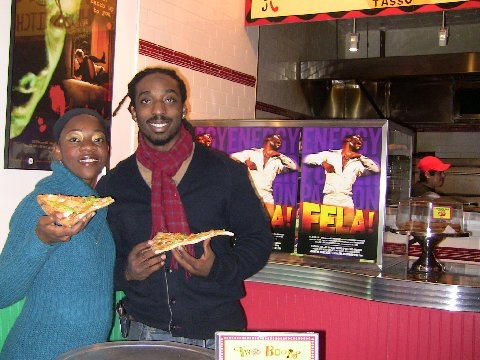 Photo Flash: FELA! celebrates 'The Zombie' Pizza at A SLICE OF BROADWAY Image