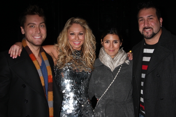 Lance Bass, Kym Johnson, Jamie-Lynn Sigler and Joey Fatone Photo