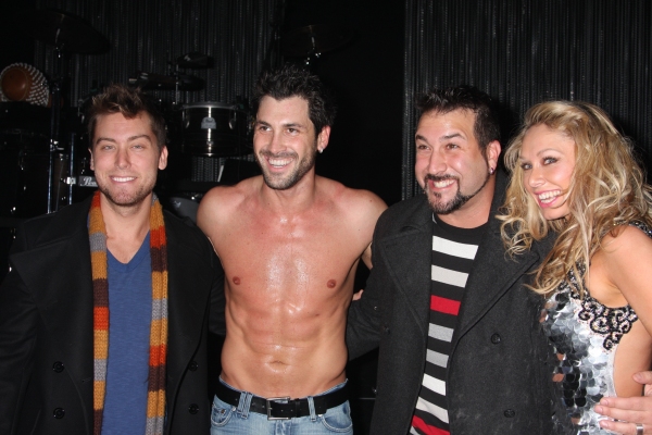 Lance Bass, Maksim Chmerkovskiy, Joey Fatone and Kym Johnson Photo