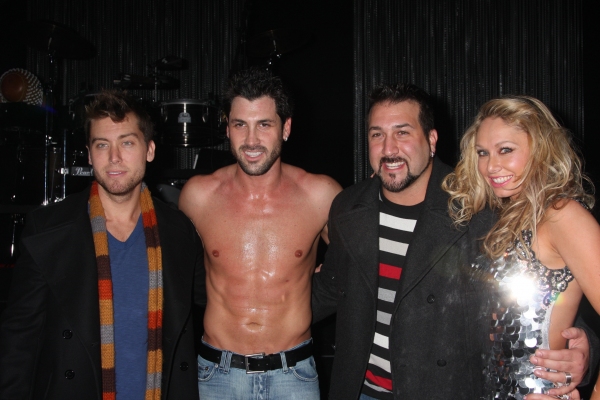 Photo Coverage: Fatone, Bass and Sigler Visit BURN THE FLOOR Image