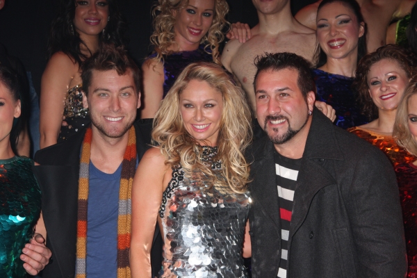 Lance Bass, Kym Johnson and Joey Fatone Photo