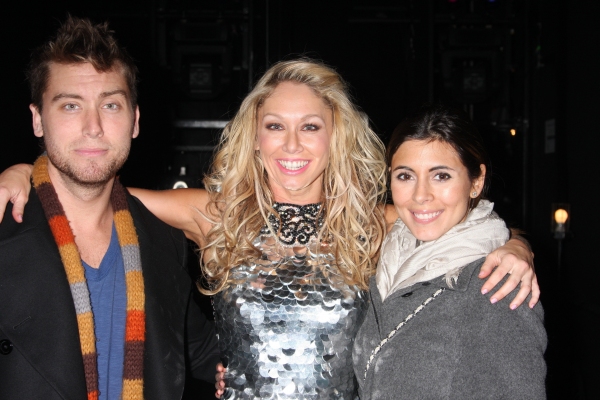 Lance Bass, Kym Johnson and Jamie-Lynn Sigler Photo