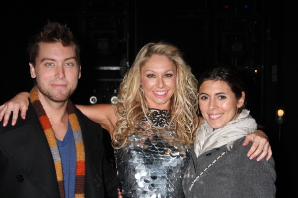 Lance Bass, Kym Johnson and Jamie-Lynn Sigler Photo