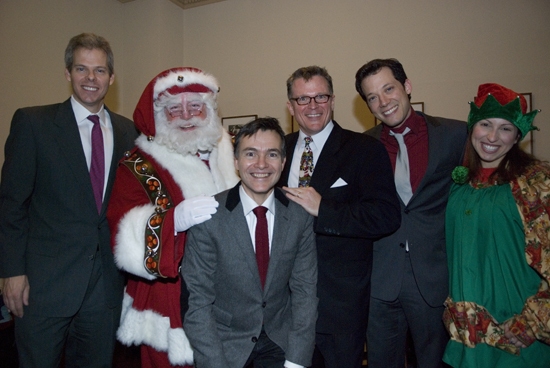 James Johnson (CEO of The New York Pops), John Tartaglia, Lyricist William Schermerho Photo