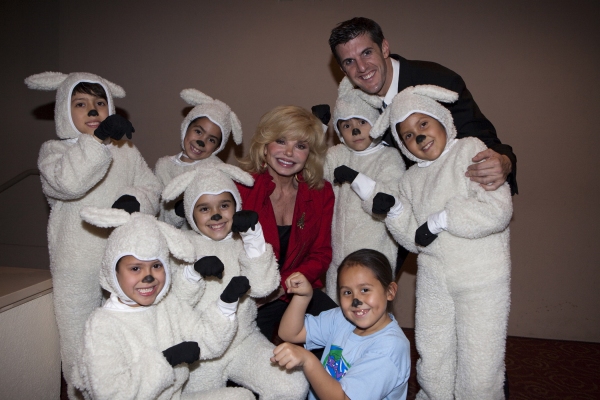  Loni Anderson with Choreographer Billy Rugh and student of Creative Planet School fo Photo