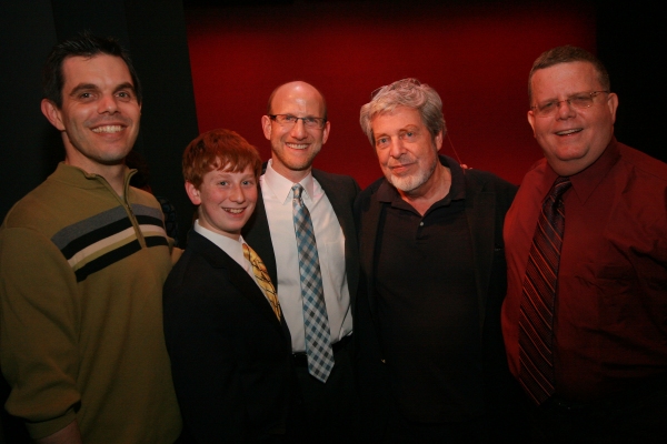 Brian Blythe, Jeremy Cohen, Douglas J. Cohen, Tony Walton and James Morgan Photo