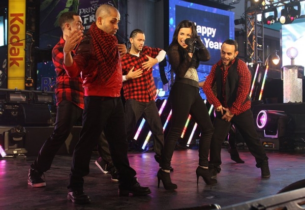 Photo Coverage: HAIR Cast & More Perform at New Year's Eve in NYC! Image