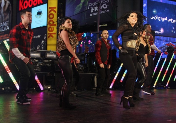 Photo Coverage: HAIR Cast & More Perform at New Year's Eve in NYC! Image