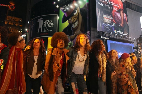 Photo Coverage: HAIR Cast & More Perform at New Year's Eve in NYC! Image