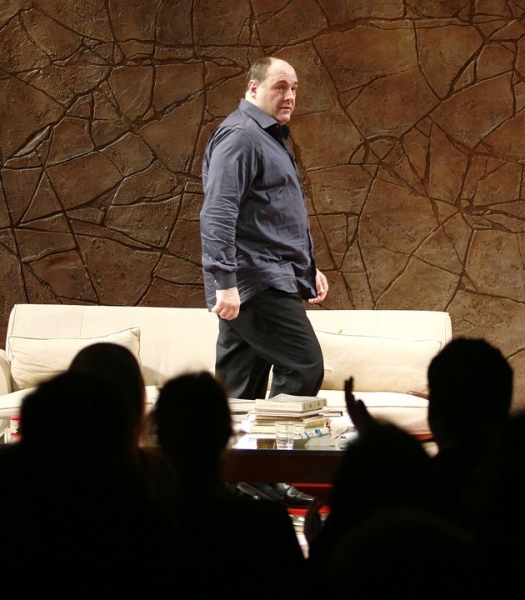James Gandolfini during the Opening Night Performance Curtain Call for GOD OF CARNAGE Photo