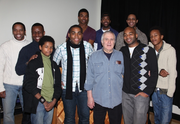Back row: ChristIan White, Julius Thomas III, Derrick Cobey. Front row: Rodney Hicks, Photo