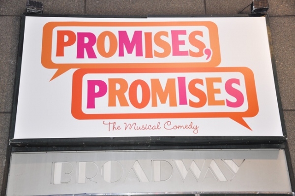 Photo Coverage: PROMISES, PROMISES Marquee Revealed Part 1! Image
