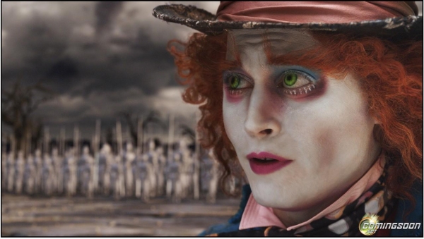 Johnny Depp as the Mad Hatter in tim Burton's 'Alice in Wonderland' Photo