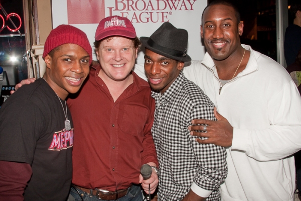 Photo Coverage: MEMPHIS & RAGTIME Casts Enjoy Happy Hour at Virgils Image