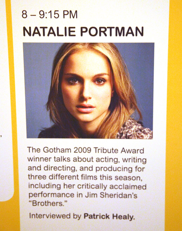 Photo Coverage: Alan Cumming & Natalie Portman at The NY Times Arts & Leisure Weekend Image
