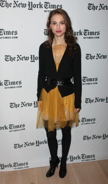 Photo Coverage: Alan Cumming & Natalie Portman at The NY Times Arts & Leisure Weekend Image