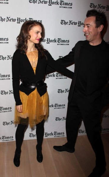 Photo Coverage: Alan Cumming & Natalie Portman at The NY Times Arts & Leisure Weekend Image