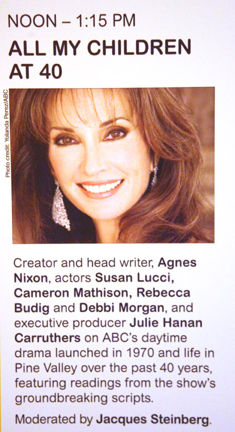 Photo Coverage: ALL MY CHILDREN Attends NYT Arts & Leisure Weekend Image