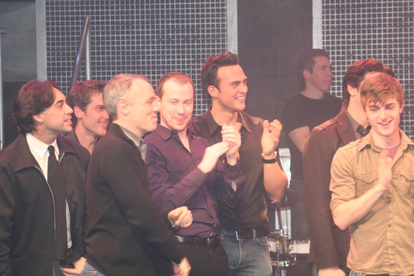 Ryan Duncan, Kevin Kern, Marc Kessler, Tyler Maynard, Cheyenne Jackson and Mitch Dean Photo