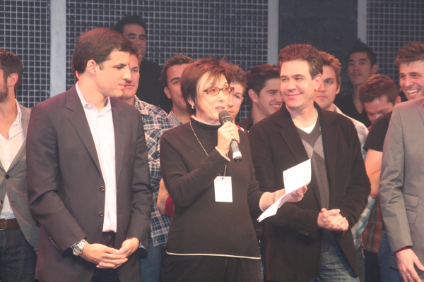 Co-Creator and Producer Ken Davenport,Producer Robyn Goodman and Book Writer Kevin De Photo